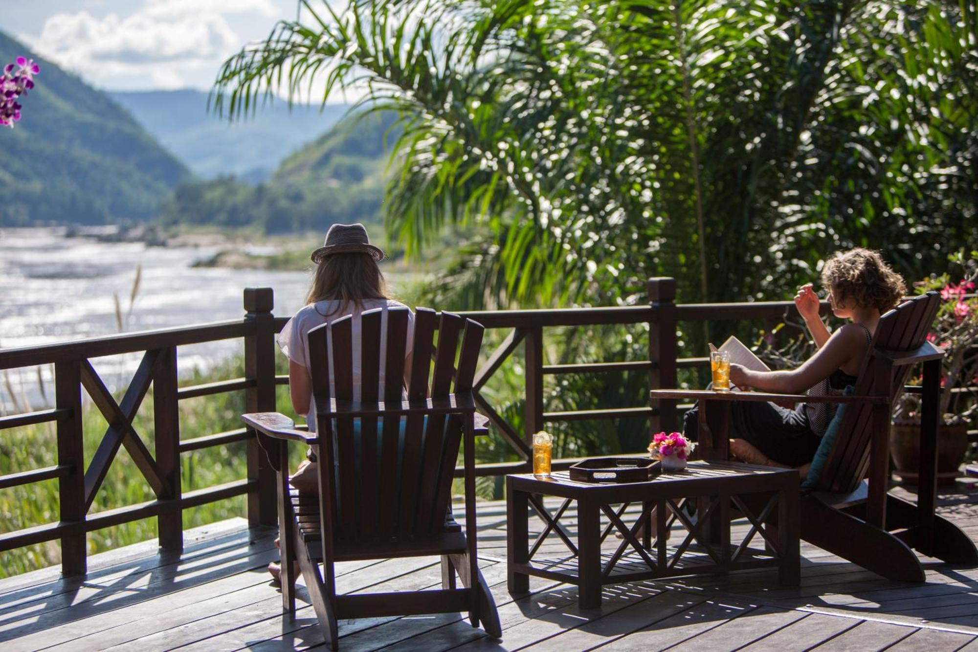 The Luang Say Lodge Muang Pakbèng Exteriér fotografie